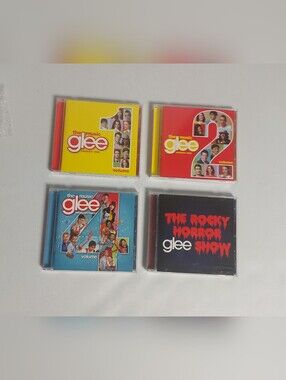 ​Glee The Music CD Lot of 4 - Season 1 Vol 1 & 2, Season 2 Vol 4, Rocky Horror